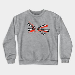 Real Life Battle Menu (COVID) Crewneck Sweatshirt